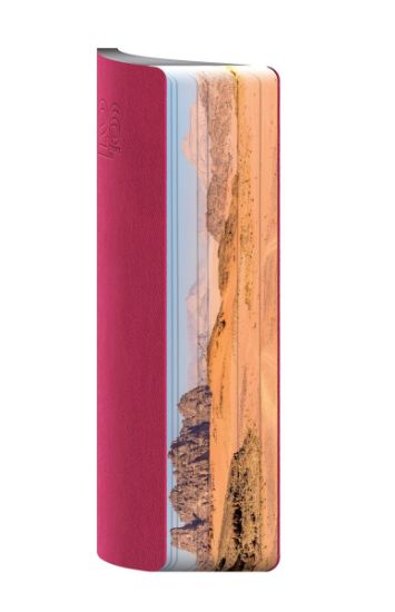 Poza cu AGENDA DATATA A5 352PAG PREMIUM DELUXE LORETO COPERTA PIELE SINTETICA MAGENTA 2026