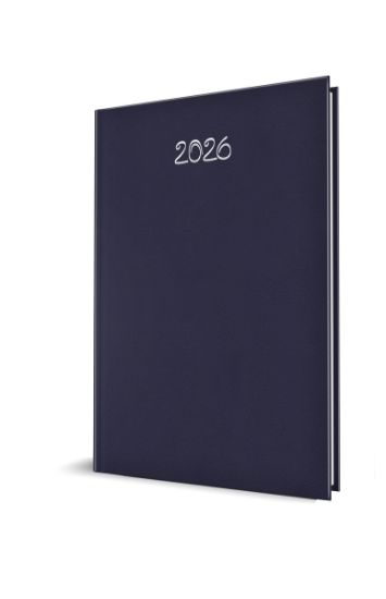 Poza cu AGENDA DATATA SAPTAMANALA A4 128PAG ALBASTRU INCHIS 2026