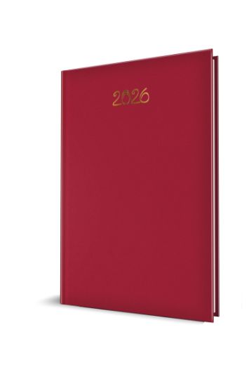 Poza cu AGENDA DATATA SAPTAMANALA A4 128PAG ROSU 2026