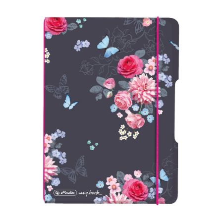 Poza cu CAIET MY.BOOK FLEX A6 40F 80G/MP DICTANDO LADYLIKE FLOWERS