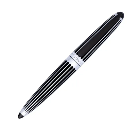 Poza cu ROLLER DIPLOMAT AERO STRIPES BLACK CORP+ACCESORII ALUMINIU