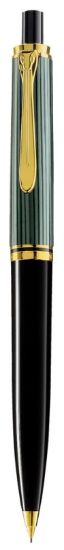 Poza cu CREION MECANIC SOUVERAN D400 0.7MM ACCESORII PLACATE AUR NEGRU/VERDE