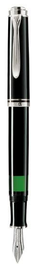 Poza cu STILOU SOUVERAN M405 F PENITA AUR 14K PLACAT CU PALADIU NEGRU
