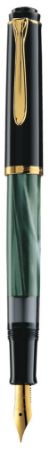 Poza cu STILOU CLASSIC M200 B ACCESORII PLACATE AUR NEGRU/VERDE MARMOR