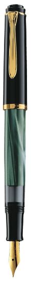 Poza cu STILOU CLASSIC M200 B ACCESORII PLACATE AUR NEGRU/VERDE MARMOR