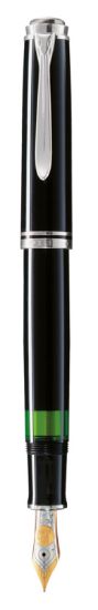 Poza cu STILOU SOUVERAN M805 F PENITA AUR 18K PLACAT PALADIU CORP NEGRU
