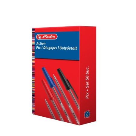 Poza cu PIX UNICA FOLOSINTA ACTION MINA 0.7MM ALBASTRU SET50