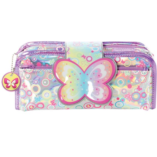 Poza cu PENAR TIP ETUI FUN TIME 2IN1 SPARKLING BUTTERFLY