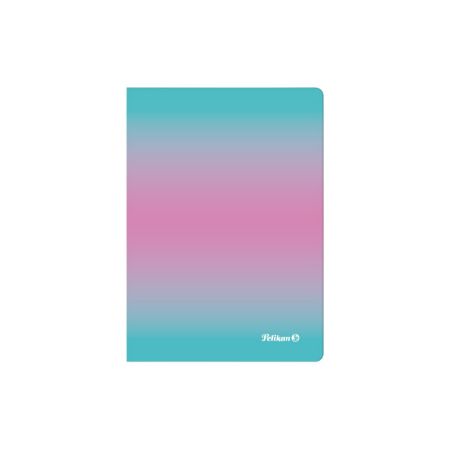 Poza cu CAIET A6 80F 70G/MP PATRATELE ROZ/MENTA COLOR EDITION