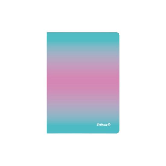 Poza cu CAIET A6 80F 70G/MP PATRATELE ROZ/MENTA COLOR EDITION