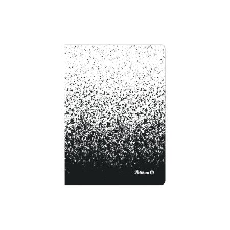 Poza cu CAIET A6 80F 70G/MP PATRATELE ALB/NEGRU COLOR EDITION