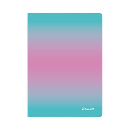 Poza cu CAIET A5 80F 70G/MP PATRATELE ROZ/MENTA COLOR EDITION