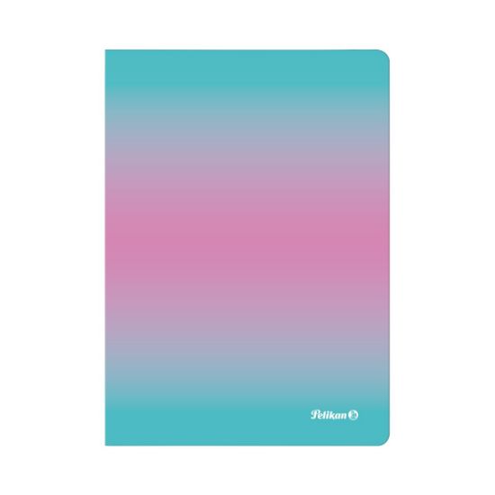 Poza cu CAIET A5 80F 70G/MP PATRATELE ROZ/MENTA COLOR EDITION