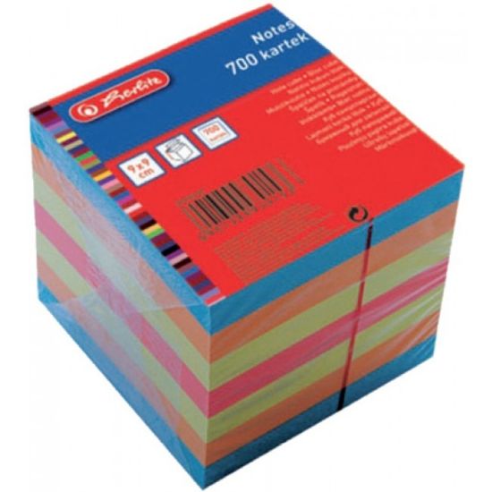 Poza cu BLOC NOTITE 9X9X9CM 700F COLOR