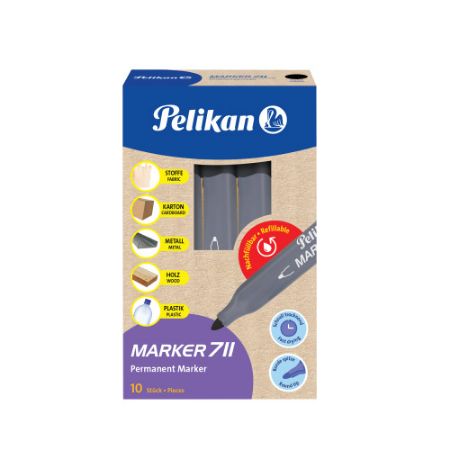 Poza cu MARKER PERMANENT 711 NEGRU