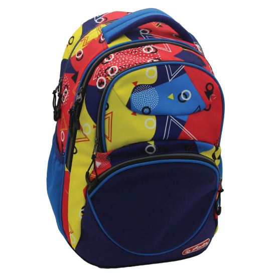 Poza cu RUCSAC ZIPPER CUBE 43X29X22CM ABSTRACT