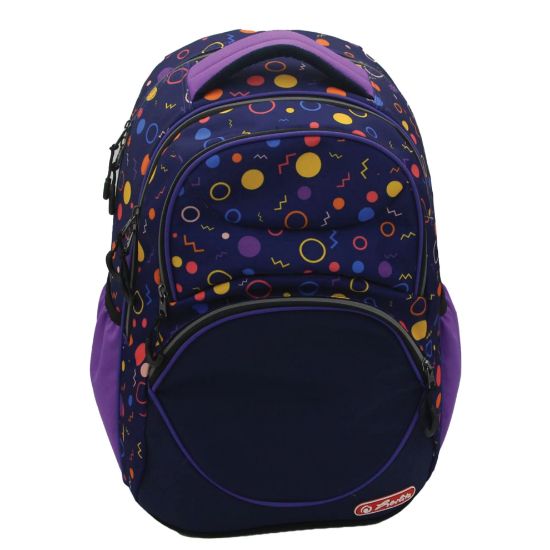 Poza cu RUCSAC ZIPPER CUBE 43X29X22CM PATTERNS