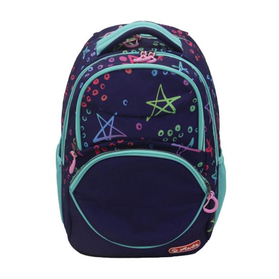Poza cu RUCSAC ZIPPER CUBE 43X29X22CM STARS