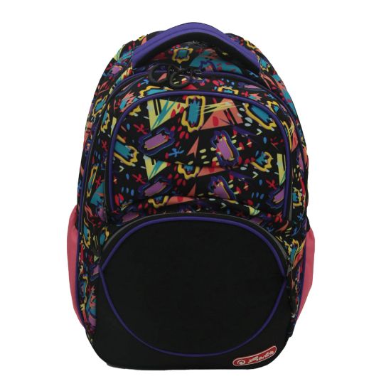 Poza cu RUCSAC ZIPPER CUBE 43X29X22CM SHAPES