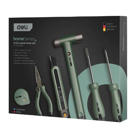 Poza cu TRUSA SCULE 8 PIESE DE BAZA VERDE HOME SERIES DELI