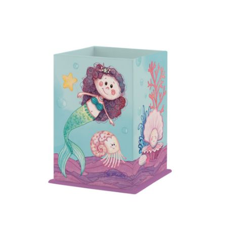 Poza cu SUPORT INSTRUMENTE DE SCRIS, 6,5X6,5X10CM, MERMAID