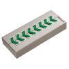 Poza cu PIX SOUVERAN K605 CORP GREEN-WHITE ACCESORII PLACATE CU ARGINT CUTIE CADOU