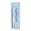 Poza cu STILOU CALIGRAFIE MY.PEN STYLE 3 PENITE 0.9/1.4/1.9 ALBASTRU DESCHIS