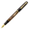 Poza cu STILOU CLASSIC M200 M BROWN MARBLED PENITA+ACCESORII PLACATE AUR