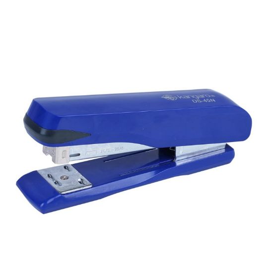 Poza cu Capsator Kangaro DS-45N, 24/6 - 26/6, 30 coli, 66mm, plastic, albastru