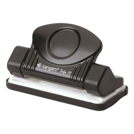 Poza cu Perforator Kangaro Perfo-10, 10 coli, metalic, negu