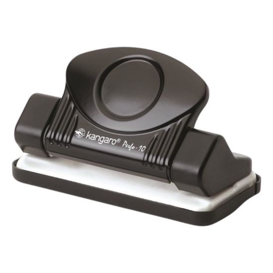 Poza cu Perforator Kangaro Perfo-10, 10 coli, metalic, negu