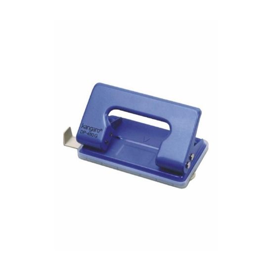 Poza cu Perforator Kangaro DP-480G, 12 coli, metalic, albastru