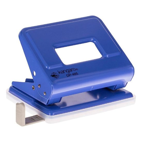 Poza cu Perforator Kangaro DP-485, 16 coli, metalic, albastru