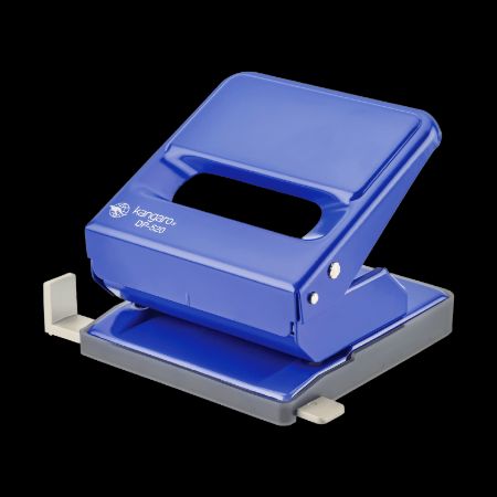Poza cu Perforator Kangaro DP-520, 25 coli, metalic, albastru