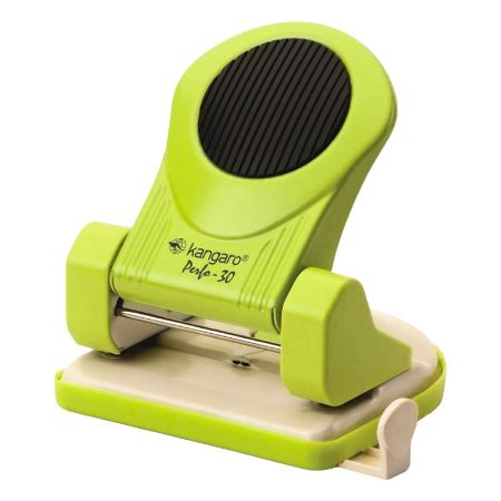 Poza cu Perforator Kangaro Perfo-30, 30 coli, metalic, verde