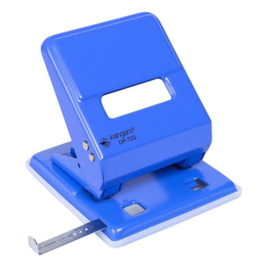 Poza cu Perforator Kangaro DP-720, 36 coli, metalic, albastru