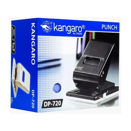 Poza cu Perforator Kangaro DP-720, 36 coli, metalic, albastru