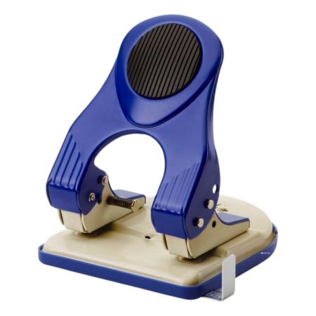 Poza cu Perforator Kangaro Perfo-40, 40 coli, metalic, albastru