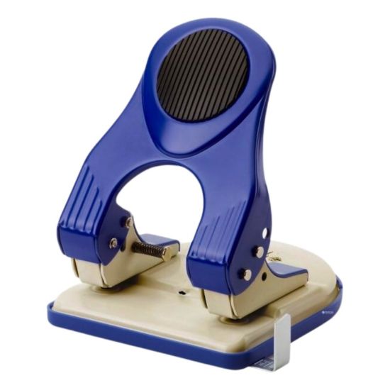 Poza cu Perforator Kangaro Perfo-40, 40 coli, metalic, albastru