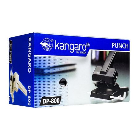 Poza cu Perforator Kangaro DP-800, 63 coli, metalic, negru
