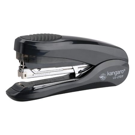 Poza cu Capsator Kangaro Less Effort LE-210F/210FS, 24/6 - 26/8, 30 coli, 84mm, capsare usoara plata, negru