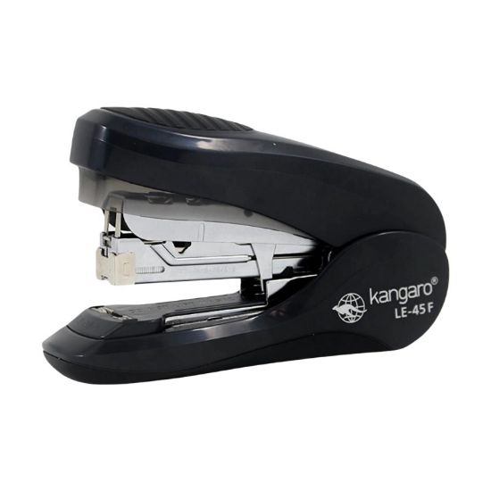Poza cu Capsator Kangaro Less Effort LE-45F, 24/6 - 26/8, 40 coli, 48mm, capsare usoara plata, negru