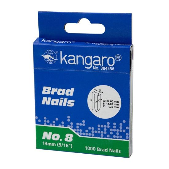 Poza cu Capse Tacker Kangaro NO-8, nr.8, tip cui, pentru TACKER TS-2313A, set 1000 buc