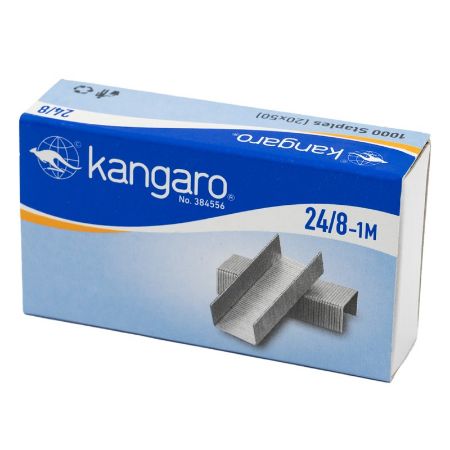 Poza cu Capse Kangaro 24/8-1M, 24/8, 40 coli, set 1000 buc