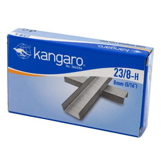 Poza cu Capse Kangaro 23/8-H, 23/8, 40 coli, set 1000 buc