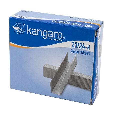Poza cu Capse Kangaro 23/24-H, 23/24, 300 coli, set 1000 buc
