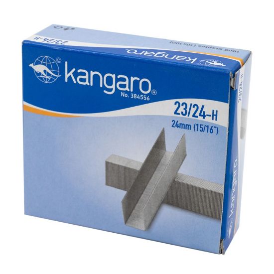 Poza cu Capse Kangaro 23/24-H, 23/24, 300 coli, set 1000 buc