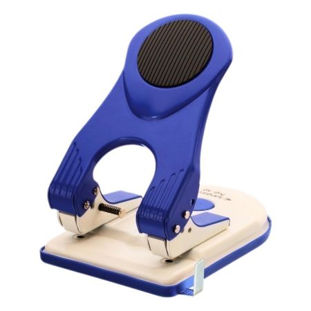 Poza cu Perforator Kangaro Perfo-60, 60 coli, metalic, albastru