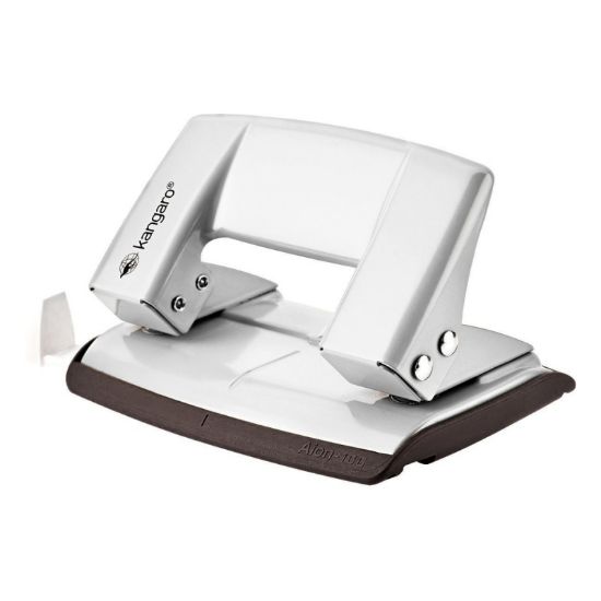 Poza cu Perforator Kangaro AION-10G, 10 coli, metalic, alb