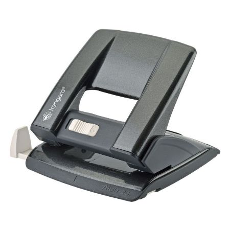 Poza cu Perforator Kangaro AION-20, 20 coli, metalic, negru
